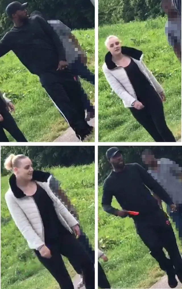 CCTV of wanted people