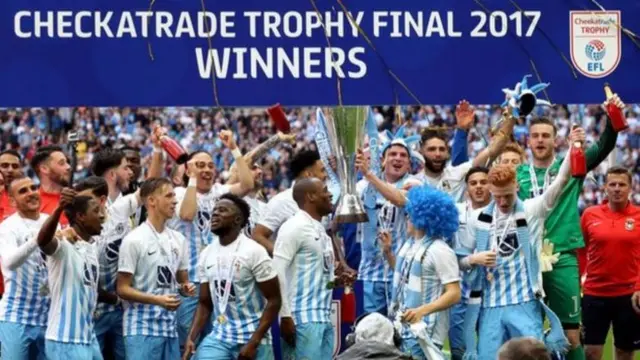 Coventry City winning the Checkatrade Trophy