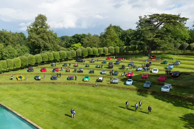 Car show at Heveningham Hall