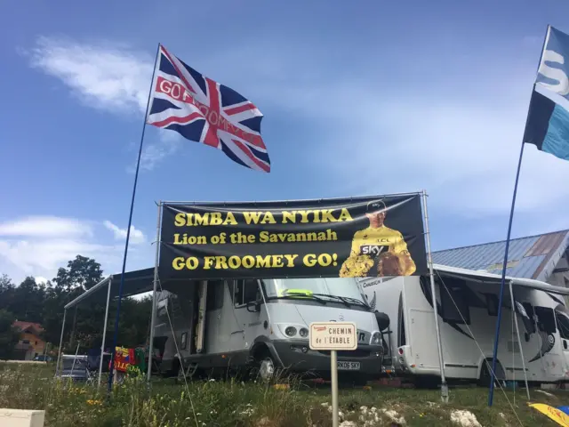 Support for Chris Froome