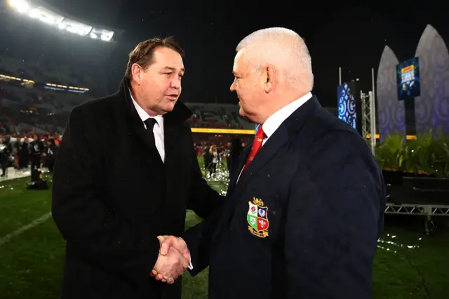 Steve Hansen and Warren Gatland