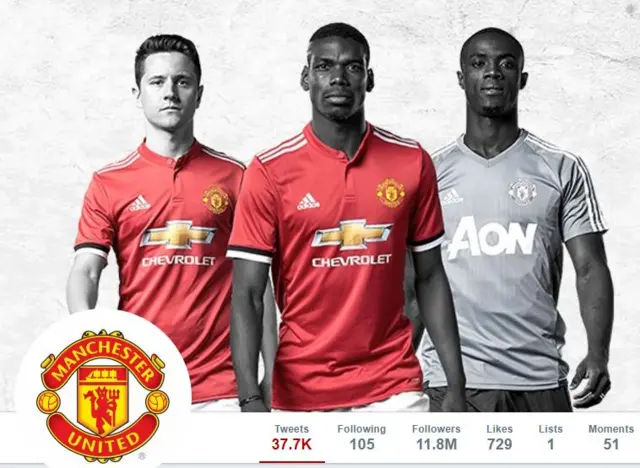 Manchester United official Twitter