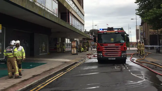 Fire in Hanley