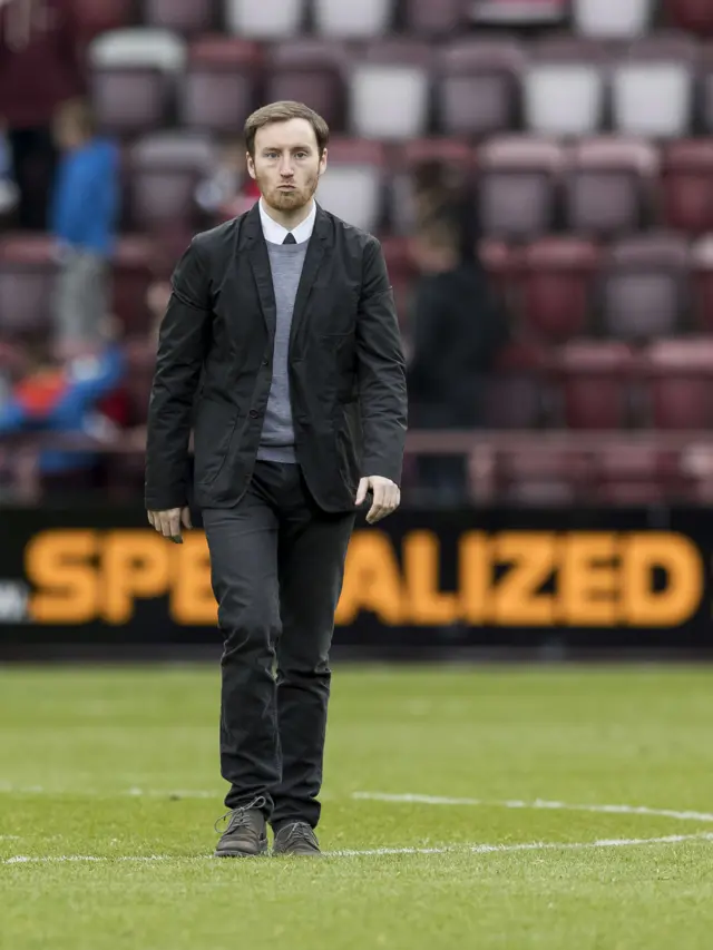 Former Hearts head coach Ian Cathro