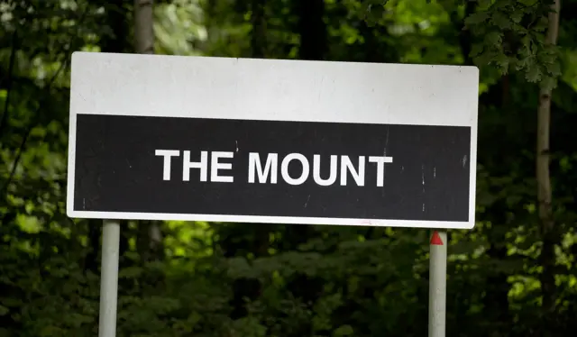 The Mount sign