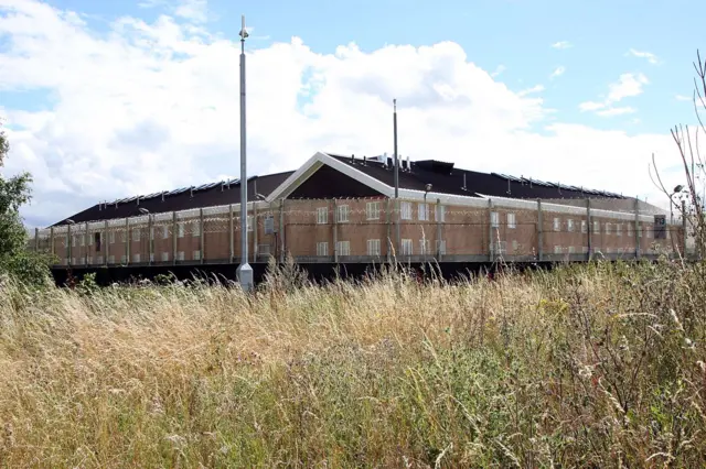 Exterior of prison