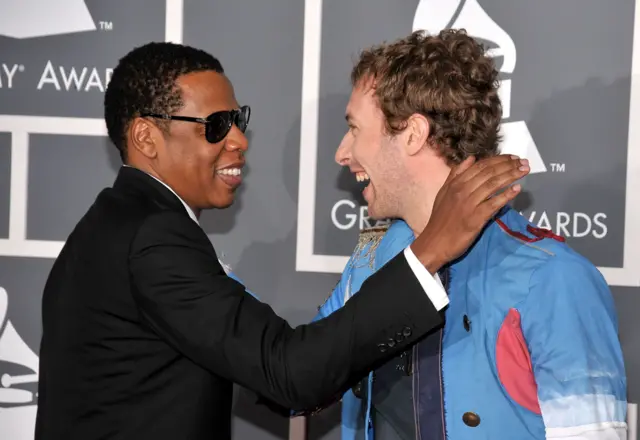 Jay-Z and Chris Martin