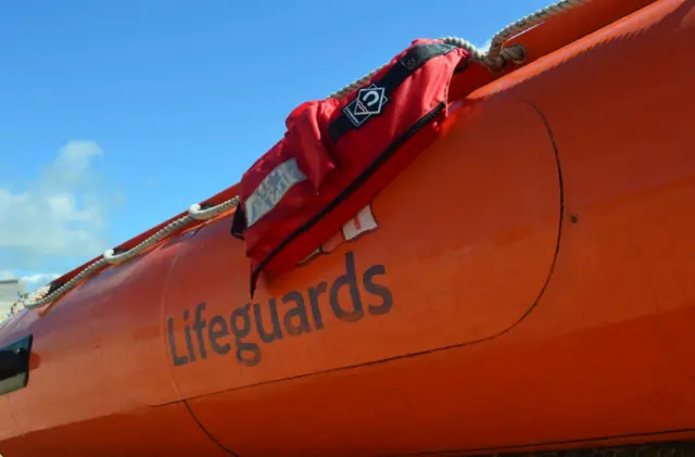 Lifeguard boat. Pic: Andrew Segal