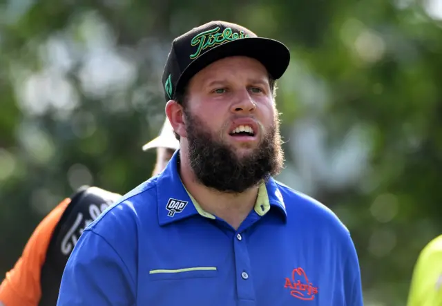 Andrew Johnston carded a seven over 78