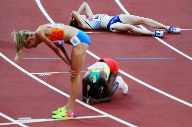 Laura Muir after her 5,000 heat