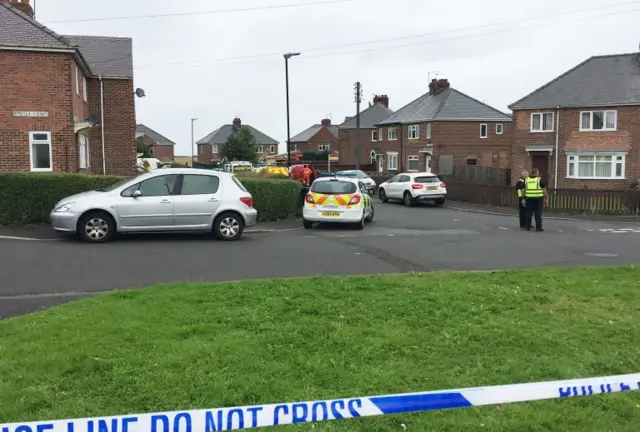 Cordon in Rosslyn Avenue