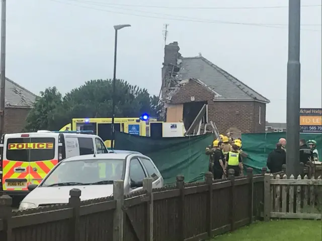 Explosion in Sunderland