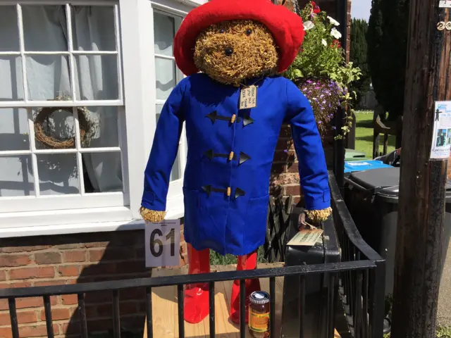 Paddington scarecrow