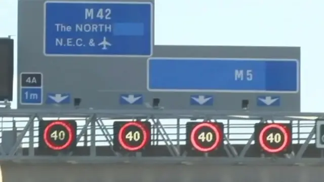 M5 and M42 signs