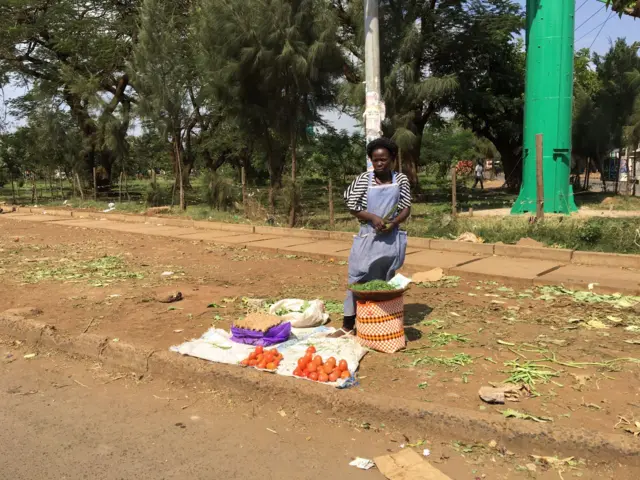 Vegetable seller