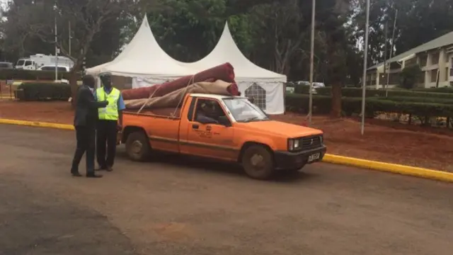 Car carrying carpet