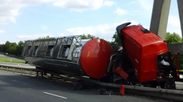 Tanker crash