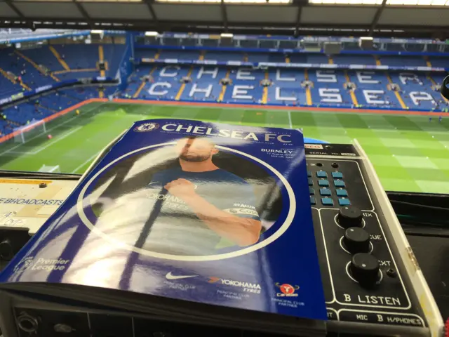 Programme at Stamford Bridge