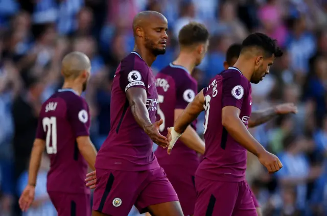 Man City celebrate