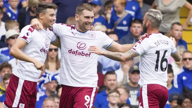 Sam Vokes celebrates