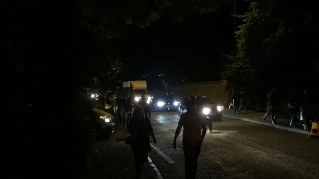 People walking