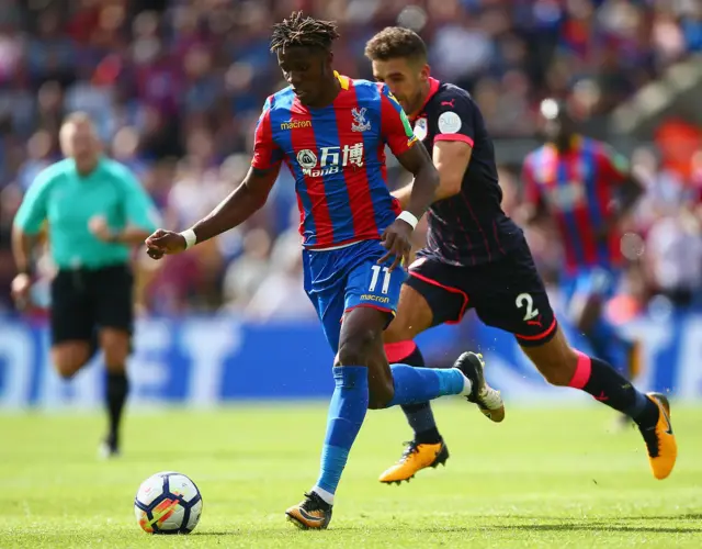 Wilfried Zaha of Crystal Palace