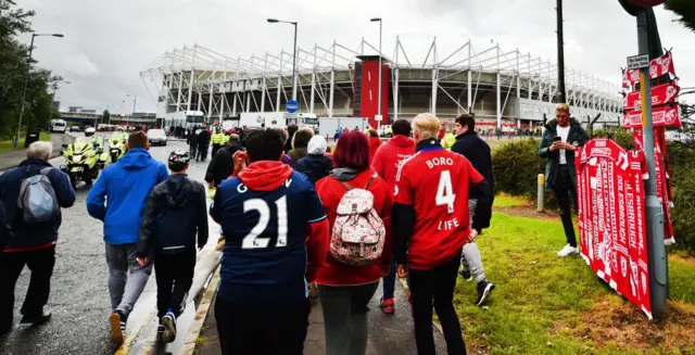 Middlesbrough fans