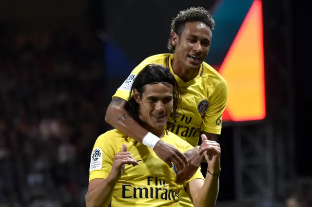 Neymar and Cavani