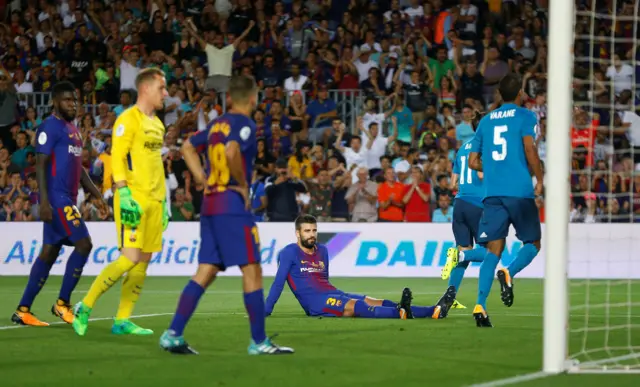 Pique own goal