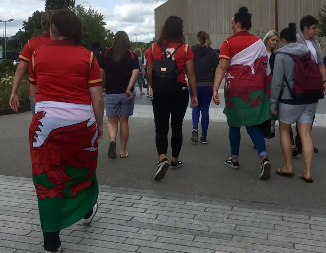 Wales fans