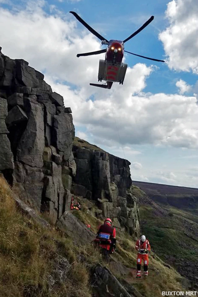 Climber rescued