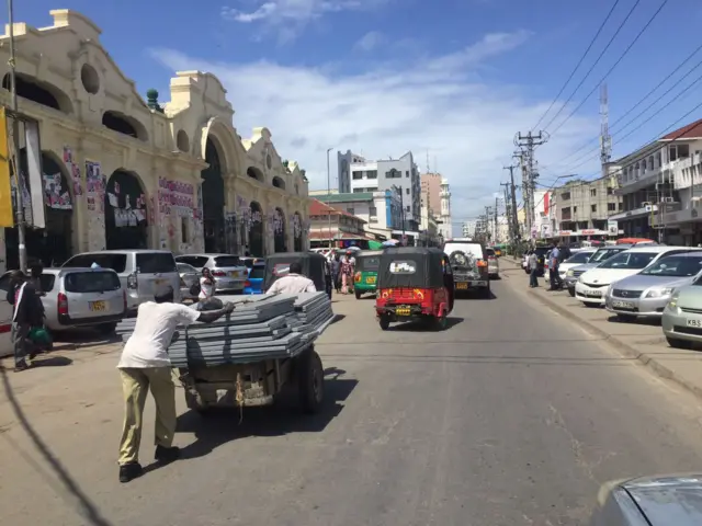 Busy Mombasa streets