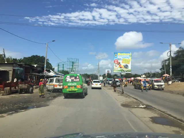 Busy Mombasa streets