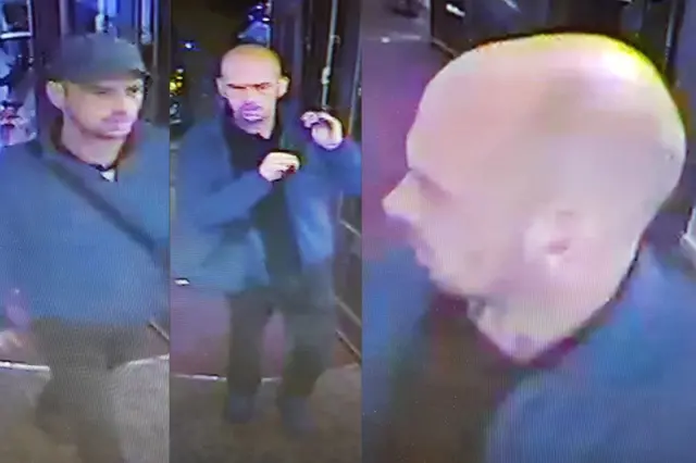 CCTV images of wanted man