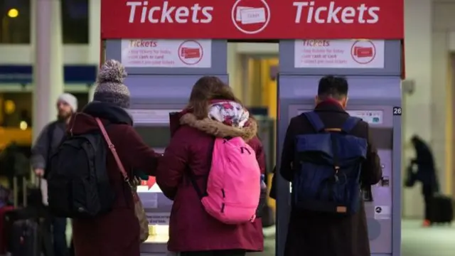 Rail ticket machine