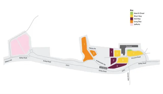 Map of the car park