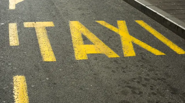 taxi sign