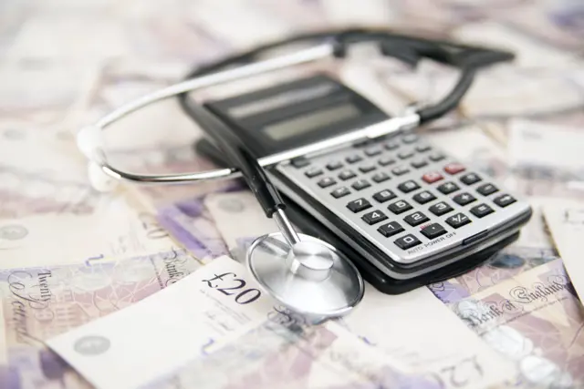 health care costs concept