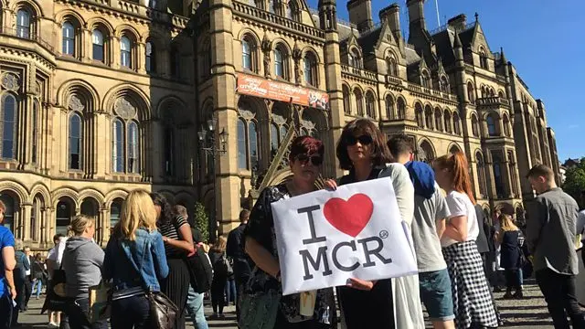 Manchester attack vigil