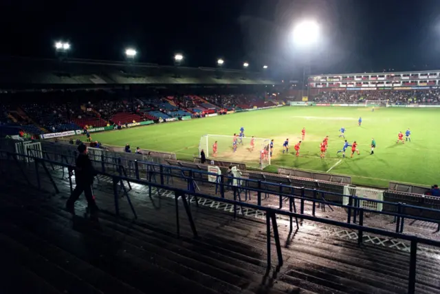 Empty terraces