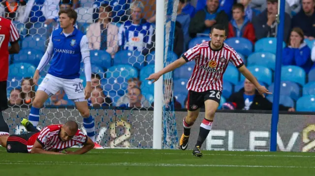 Sunderland Midfielder George Honeyman celebrates