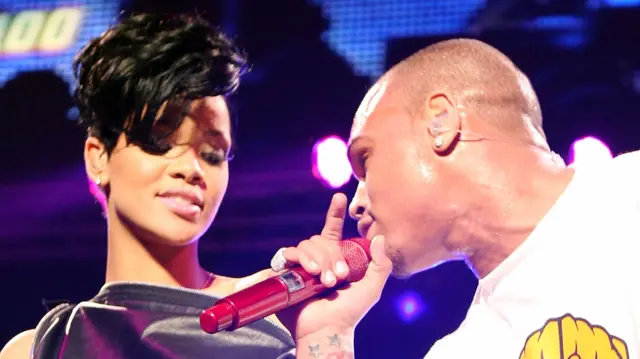 Rihanna and Chris Brown