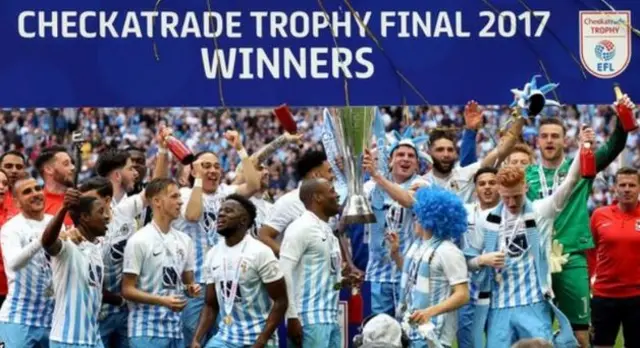 Coventry City won the EFL Trophy last season