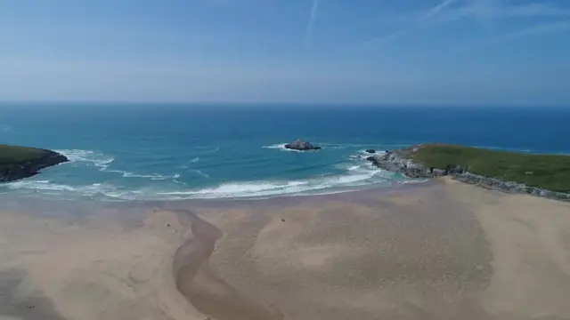 Crantock beach