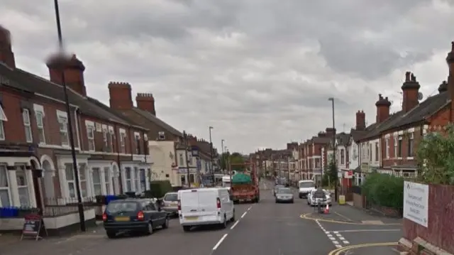 Waterloo Road at the junction with Hawthorne Street