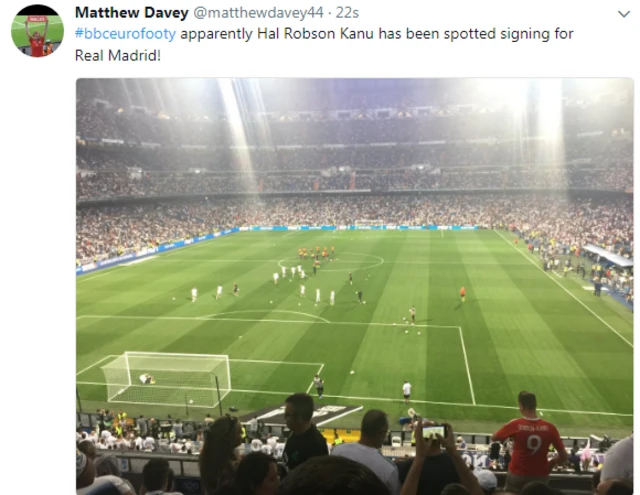 Matthew Davey tweet