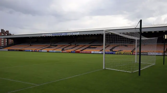 A general view of Vale Park