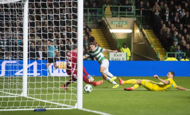 James Forrest scores Celtic's fourth