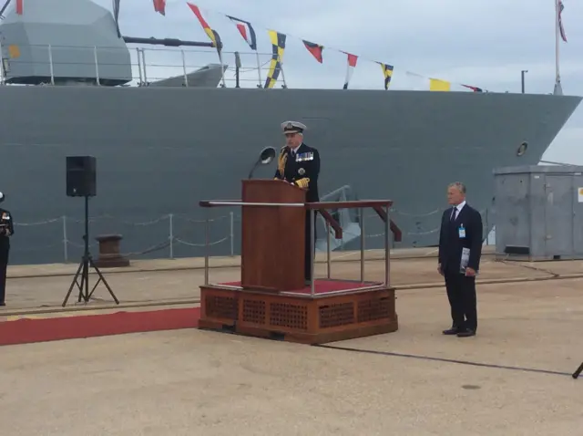 First Sea Lord Philip Jones Admiral Sir Philip Jones