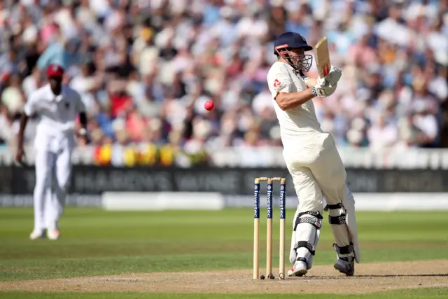 Alastair Cook bats